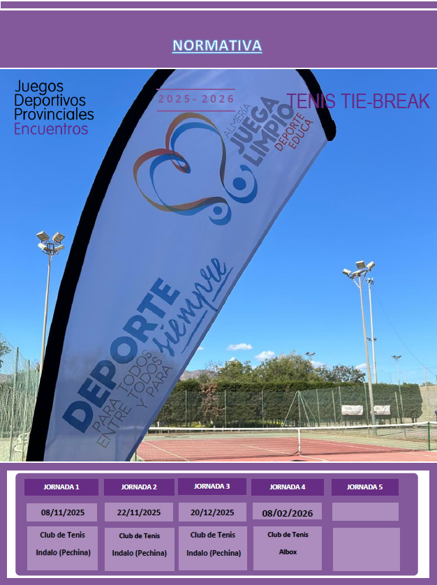 Encuentros Educativos de Promoción del Tenis Tie-Break. 08-02-2026